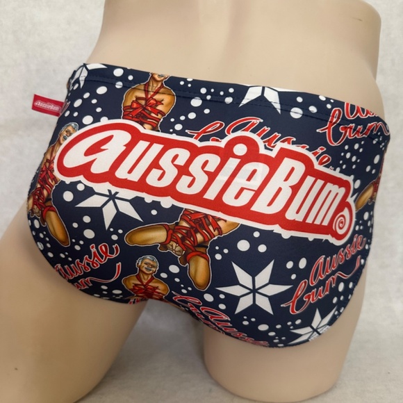 Aussiebum Rare Limited Edition Swimsuit Small Gently worn 82% polyester - Picture 3 of 5